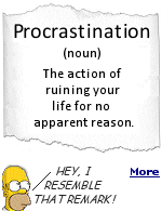 Etymologically, “procrastination” is derived from the Latin verb procrastinare — to put off until tomorrow. But it’s more than just voluntarily delaying. Procrastination is also derived from the ancient Greek word akrasia — doing something against our better judgment.
